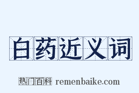 白药近义词是什么意思的图片
